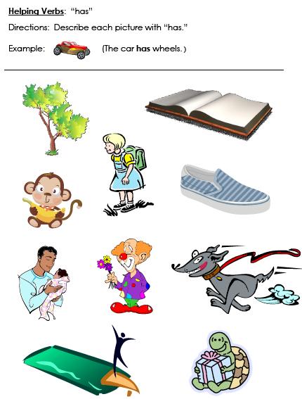 Helping Verbs â Word Lists, Activities, Worksheets, And More